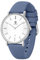 aswan watch Flache Damen Analog Quarz Armbanduhr mit Silikonarmband, Datum, 2 Zeiger, 39 mm Gehäusegröße