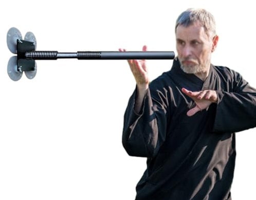 Wing Chun Dummy An Der Wand Befestigte Frühlingsstapelhand, Home Wing Chun Dummies, Chinesisches Kung-Fu-Kampfkunst-Trainingsziel, Tragbarer Tai-Chi-Stick