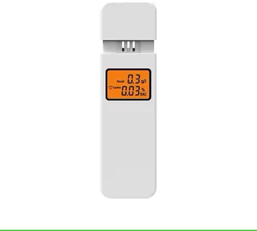 KUKA Tragbarer Alkoholtester, zertifiziert nach EN 16282 EN 15964, Alkoholtest mit digitalem LCD-Display, hohe Genauigkeit des Alkoholgehalts, Alkoholtester für den privaten und professionellen