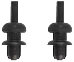 NEGRO Paket Regal Clips Fit for Peugeot, 106 205 206 306 307 308 Hinten Boot Stamm Feste Clips für den Riemen der hinteren Hutablage(2X)