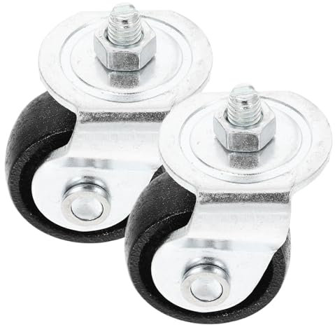 Vaguelly Jack Front Wheel Accessories Floor Jack Replacement Caster Wheels for 2 Ton Trolley Steel Swivel Castor Easy Movement and Stable Support