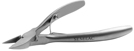 Semilac Pedicure Cuticle Nippers 14 mm - Stainless Steel Pedicure Pliers for Thick & Ingrown Nails, Sharp & Precise, Rustproof & Sterilisable