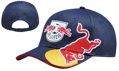 RB Leipzig Kappe - Bulle - Navyblau | Cap | Basecap | RBL - Plus Aufkleber Wir lieben Fußball