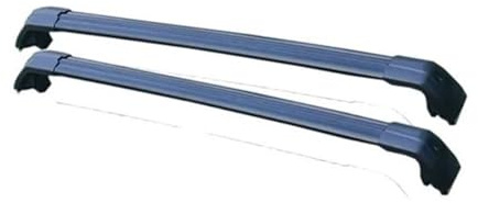 Für Peugeot Für 3008 2016 2017 2018-2022 2-teilige Dachträger Seitenträger Aus Aluminiumlegierung Für Querschienen Dachgepäckträger Gepäckträger Dachgepäckträger Relingträger(Schwarz)