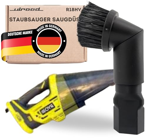 ULROAD Möbelpinsel Grob kompatibel mit Ryobi 18 V ONE+ HANDSAUGER Staubsauger Düse I R18HV Aufsatz RAK04FC 5132005358 R18HV-0