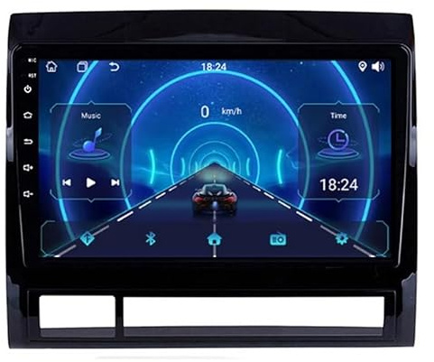 Android 15 Dual Din Car Stereo For TACOMAHILUX 2005-2013 Plug And Play 9 Inch Touch Screen Bluetooth FM Radio Receiver Support WiFi Connection(HM604 4 Core Wifi 2+64GB)
