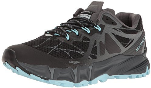 Merrell Kids' Moab Fst Polar Mid a/C Waterproof Hiking Boot, Black (Black), 33 EU