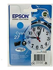 Epson C13T27124022 Cyan Original Tintenpatronen Pack of 1, XL