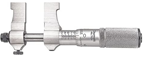 Starrett 700B Vernier Innen), Zange, Typ 2,5–5,1 cm, 0 cm Graduation, Genauigkeit +/-0.0002 