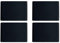 ASA Selection 7805420 Lederoptik Tischset, 46 x 33 cm, Polychlorid, schwarz (4er Pack)