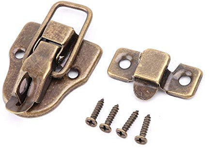 JENOR Verrou vintage en métal vieilli pour boîte à outils