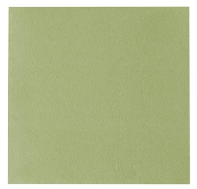 Sovie Home Tischdecke in Oliv aus Linclass Airlaid, 80 x 80cm, 1 Stück, Elegante Einweg-Mitteldecke mit stoffähnlicher Struktur für Festliche Tischdekoration