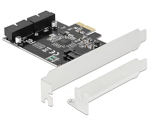 Delock PCI Express Karte zu 2X intern USB 3.0 Pfostenstecker, 90387