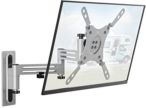 Wali Soporte de pared para televisor de pantalla plana LCD, movimiento completo, antivibración, brazo articulado desmontable, para la mayoría de LED de 13 a 43 pulgadas, pantalla plana LCD, hasta