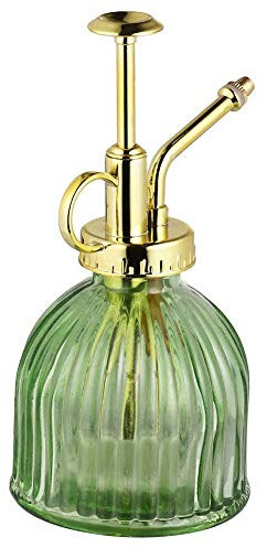 1 regadera de cristal estilo vintage para plantas pequeñas en maceta hogar u oficina
