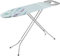 GIMI Sonico Asse da Stiro, con Portacaldaia, Regolabile in Altezza, Piano Stiro 120x38 cm, con Copriasse riflettente, Azzurro, 148 x 38 x 96 cm