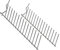 sparefixd Bottom Rack Rear Left Plate Flip Tines for Siemens Dishwasher