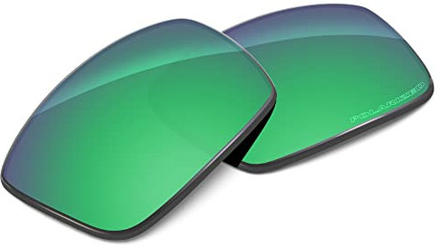 Tintart Verres performants compatibles avec Oakley Gascan Polarized Gratched, Vert émeraude - Polycarbonate polarisé, Taille unique
