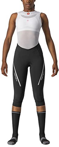 CASTELLI Damen Velocissima 3 Knicker Shorts, Schwarz-Weiss, M EU