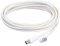 POLY POOL PP0622XAM Cable Antena Tv 5m Cable Coaxial para conectar la Tv a la Antena Cable Tv Antena Blanco con Clavija Antena Tv Axial