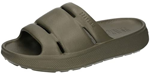 MUSTANG Herren Pantolette Strand Wasser Badeschuh 4189-701, Größe:41 EU, Farbe:Grün