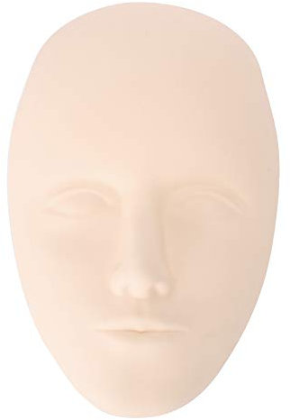 Cabeza de maniquí 3D de silicona práctica 5D maquillaje permanente formación microblading piel sintética para cejas, labios, pestañas postizas, extensiones de pestañas, artistas modelos y