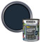 SAVING HUB Fence Paint Garden Shed Paint 750ml - Exterior Wood Paints Tin Waterproof, Weatherproof Paints - For Benches, Metal, Brickwork, Terracotta Pots, Stones Tin (Black Bird)