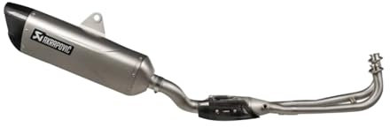 POT MAXISCOOTER AKRAPOVIC POUR YAMAHA 560 TMAX 2022+ (LIGNE COMPLETE TITANE) (S-Y5R8-HILT) (HOMOLOGUE CE)