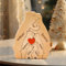Personalisierte Holz Bär Puzzle mit 2-10 Namen, Individuelle Familiennamen Skulpturen, Personalisierte Weihnachten Geburtstage Home Dekoration Geschenke（6 Namen）