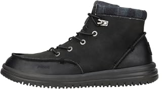 HEYDUDE Bradley Classic - Scarpe Uomo Slip-On Stivaletti, Black, 45