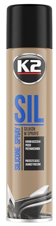 K2 Silikon-Schmiermittel Spray - Entwickelt für die Schmierung von Kunststoff Gummi Metall Glas und anderen Oberflächen - 300ml (3)
