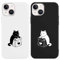 Yoedge 2 Pack Phone Case Compatible with iPhone 13 Pro Max 6.7, Ultrathin Soft Silicone TPU with Aesthetics Pattern, Shockproof Bumper Protector Matte Cover for iPhone 13 Pro Max, Lovers Cat