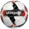 uhlsport Fußball Attack ADDGLUE Fussball Soccer Spielball Trainingsball - mit Neuer ADDGLUE-Technologie - für Jugend und Aktive - FIFA Basic, 5, weiß/schwarz/rot
