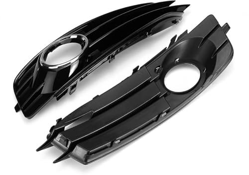 MSMDG Parachoques Delantero de Coche Rejilla de luz antiniebla para Audi A3 8P S-Line 2009-2012 8P0807682,De Parachoques Delantero Antiniebla Cubierta De Rejilla,A/Left