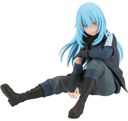 Jiumaocleu That Time I Got Reincarnated as a Slime Figure Rimuru Tempest Figure Sitting Pose Anime Figure Statue Model Desktop Decoration