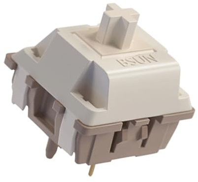 35 Pack Brown Factory Pre-lubed 5-pin Linear Switches 45gf Switches Keyboard Compatible Cherry MX Mechanical Game Keyboard Switches (Brown)