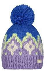 Barts Curley Bommelmütze Beanie Wintermütze (DE/NL/SE/PL, Alphanumerisch, Einheitsgröße, Violet)