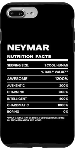 Neymar Nutrition Facts Name Funny Case for iPhone 7 Plus/8 Plus