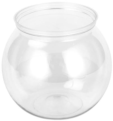 manhegari Kugelaquarium Transparentes Runde Aquarium Goldfischglas Klarsichtbehälter Für Aquarien Sturzsicher Kugelförmige Deko-Vase Leicht Zu Reinigen, Robust, Zur Wohnungsdekoration, Wasserpflanzen
