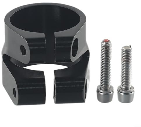 Collier de serrage à double boulon en alliage d'aluminium robuste compatible avec la plupart des vélos