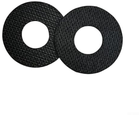Arandelas de arrastre de fibra de carbono, paquete de 2 arandelas de freno de carrete de pesca para un rendimiento óptimo (34 mm x 16 mm x 0,5 mm)