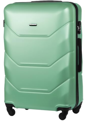 DIAMOND Großer Hartschalenkoffer XL 28 – Hellgrün, ABS Premium, 360° Rollen, Zahlenschloss, 85 L, Leicht & Robust