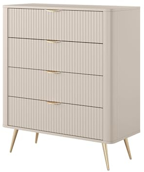 3E 3xE living.com Kommode, Beige, 88,2 x 101,2 x 38 cm