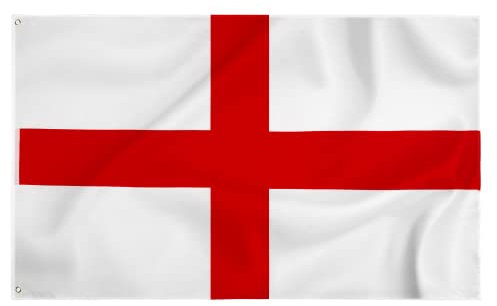 Storm&Lighthouse Drapeau Angleterre Drapeaux Anglais Drapeaux UK 1,5 m x 0,9 m avec Oeillets Drapeau Royaume-Uni