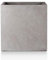 IDEALIST 40cm Square Planter for Garden| Grey Reinforced Stone Flower Pot with Drainage Holes L40 W40 H40.5 cm, 50 litres