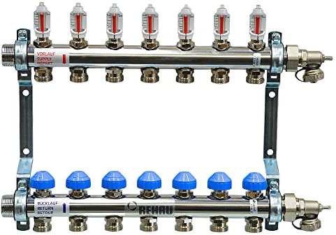 Rehau Heizkreisverteiler für 7 Heizkreise, HKV-D