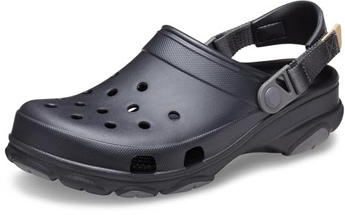 Crocs Unisex Adulto All Terrain Clog Zueco, Black, 41/42 EU