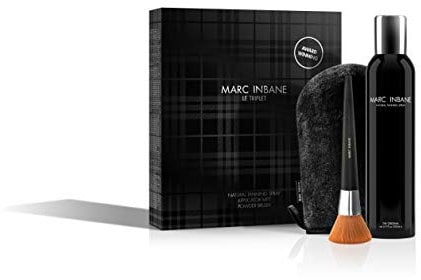 Marc Inbane Le Triplet (Spray + Handschuh + Puderpinsel), Schwarz, 200ml