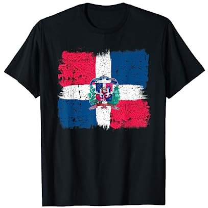 Dominikanische Republik Flagge Shirt Painted Republik Dominicana T-Shirt