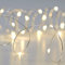 Cepewa Mikro Draht Lichterkette Stern warmweiß silber Batterie Deko Beleuchtung Weihnachten Timer (1 x 10 LED Mikro-Draht Lichterkette 120cm)